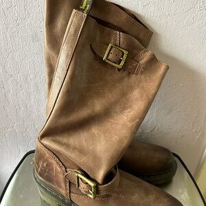 Dr. Martens Brown Heeled Boots